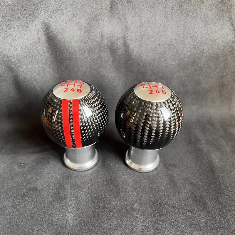 

New 5 6 Speed Real Carbon Fiber Gear Shift Knob For Mazda MX5 MX-5 Gear Ball Head