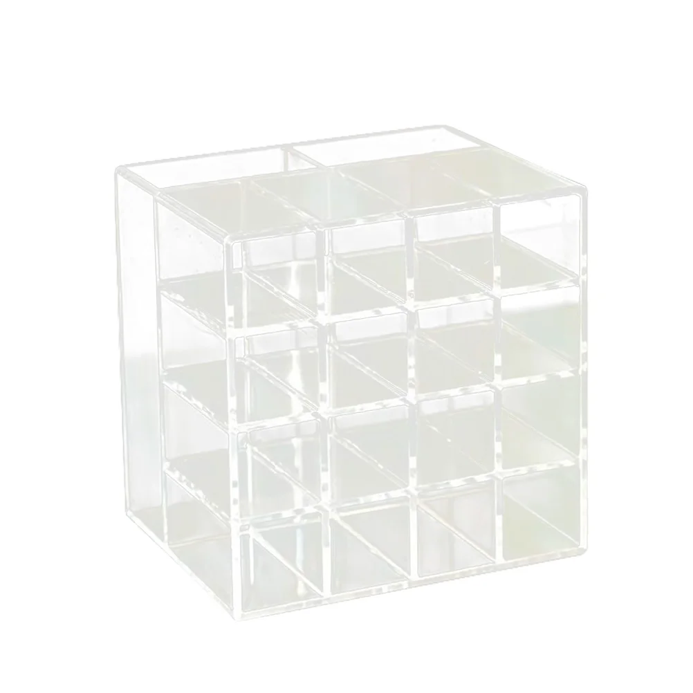 

Lipstick Box Case Clear Transparent Storage Canister Storage Case Holder Transparent Canister ganize Makeup