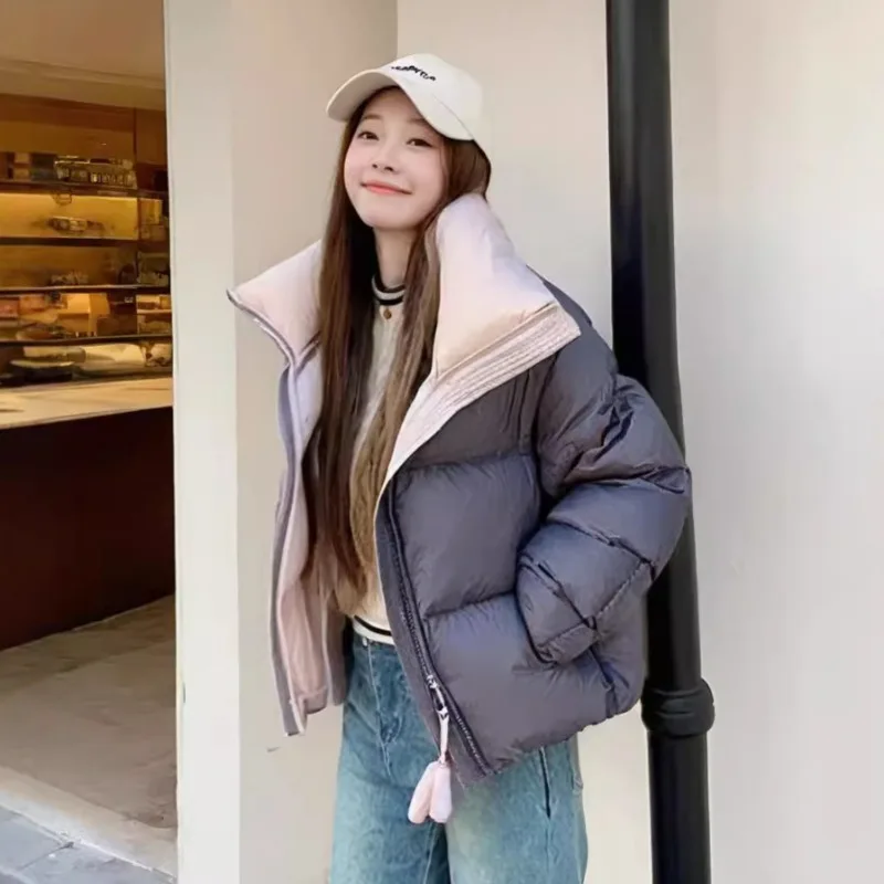 Women's Models Autumn Winter Tops Jacket Down Coat Duck Down Short Thickened Warm Personalized Comfortable Soft Niche Versatile