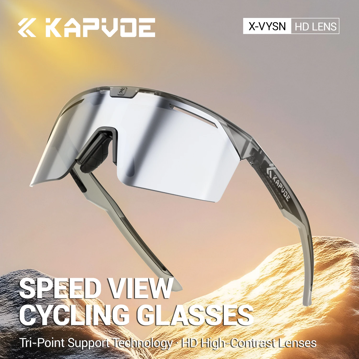 

Kapvoe New Outdoor Road Cycling Sunglasses Men Women Bike Sports Glasses Hiking Glasses MTB Bicycle Cycling GlassesUV400 Goggles