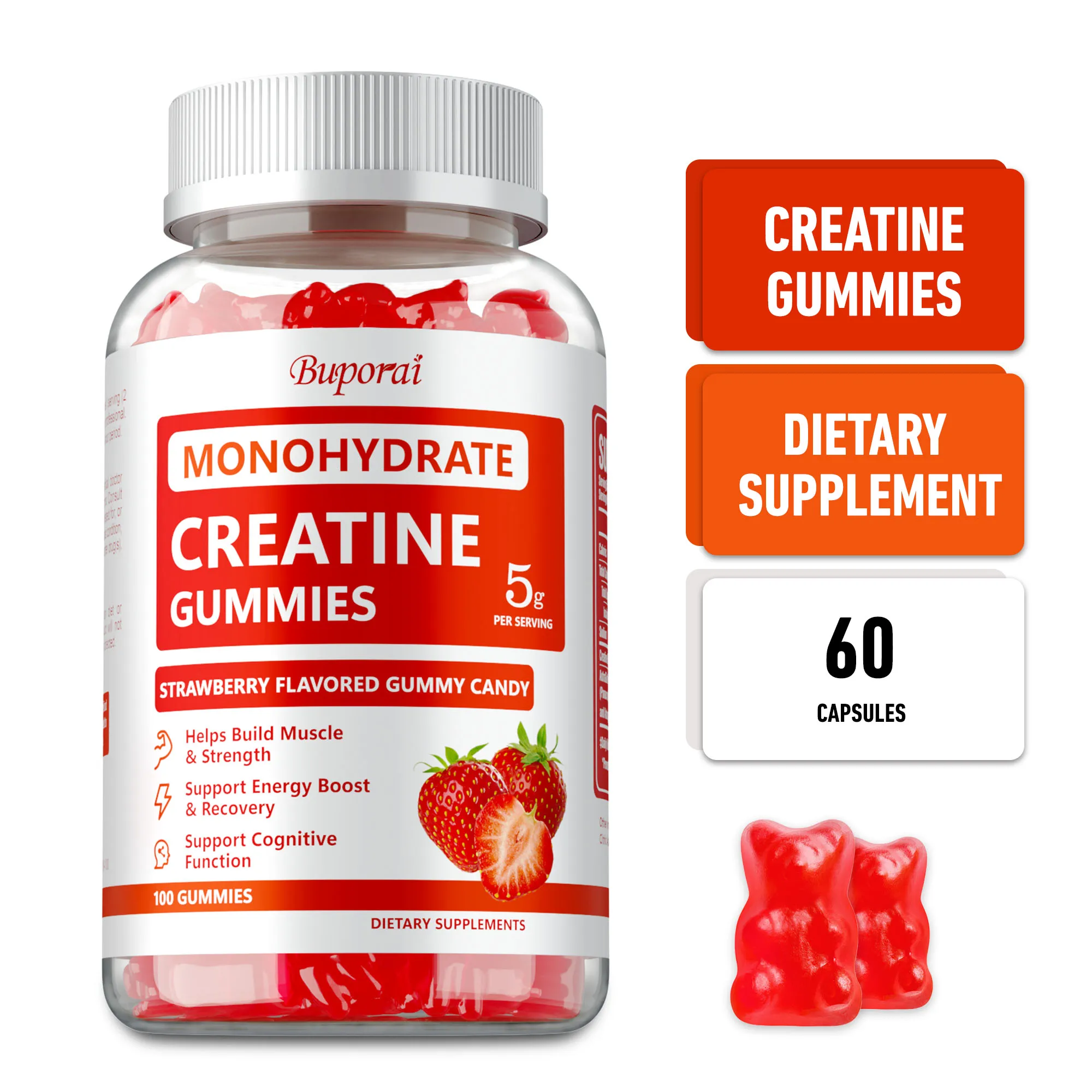 

Конфеты Creatine Monohydrate — поддерживает когнитивную функцию, улучшает энергию и выносливость, повышает спортивную производительность