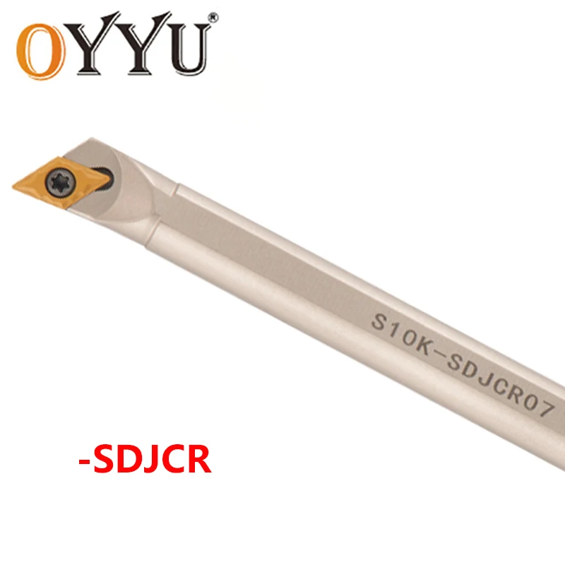 

Oyu S12M-SDJCR07 S20R-SDJCR11 белый внутренний токарный инструмент S12M S20R SDJCR07 SDJCR11 токарный станок с ЧПУ резец вставки DCMT расточной бар