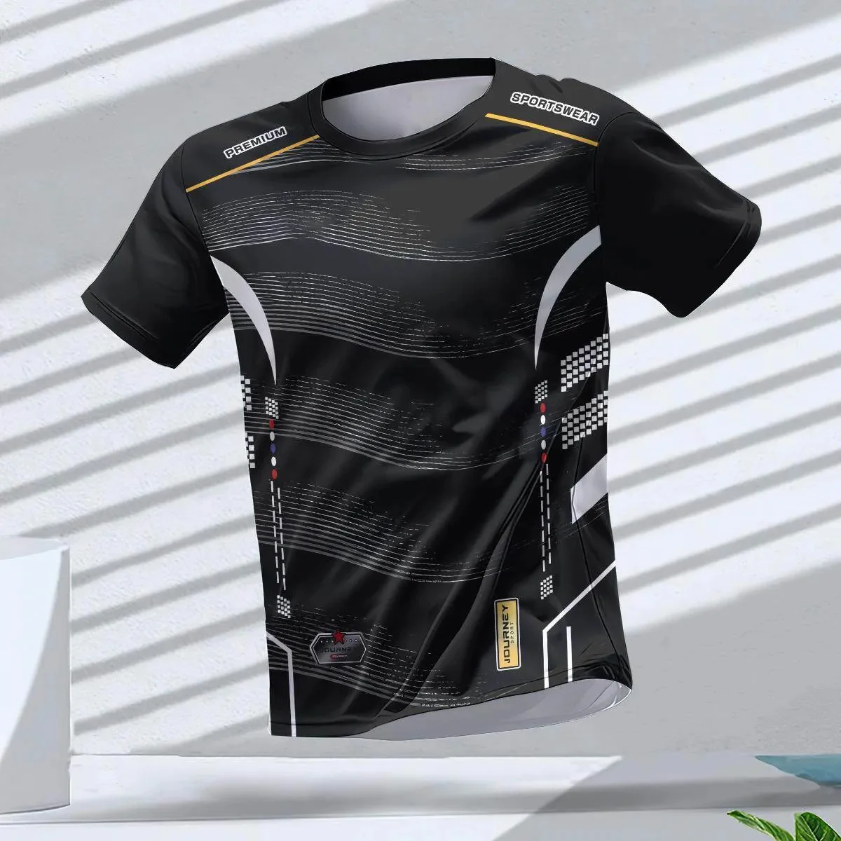 Men's T-shirts Sport Running T-shirt Men Quick-drying Breathable Short Sleeve Round Neck Gym top Outdoor Workout Men Clothing