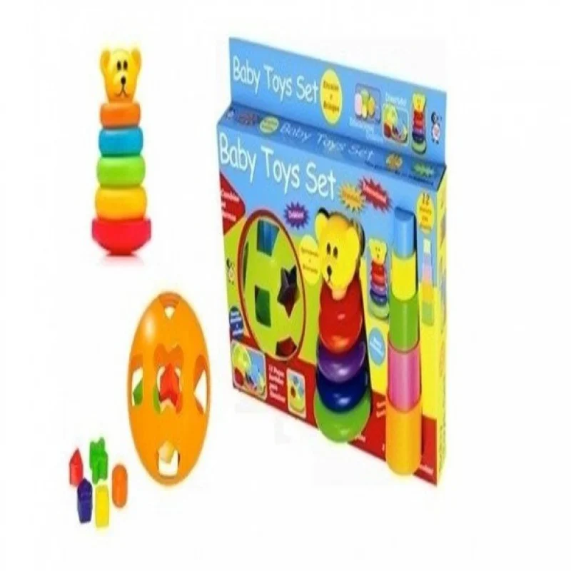 Children's Tidactic Toy Bebe Educational Pedagogical Mount-BABY TOY SET