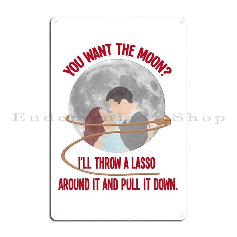 It S A Wonderful Life Christmas Gift You Want The Moon Metal Signs Wall Plaque Cinema Personalized Bar Cave Tin Sign Poster