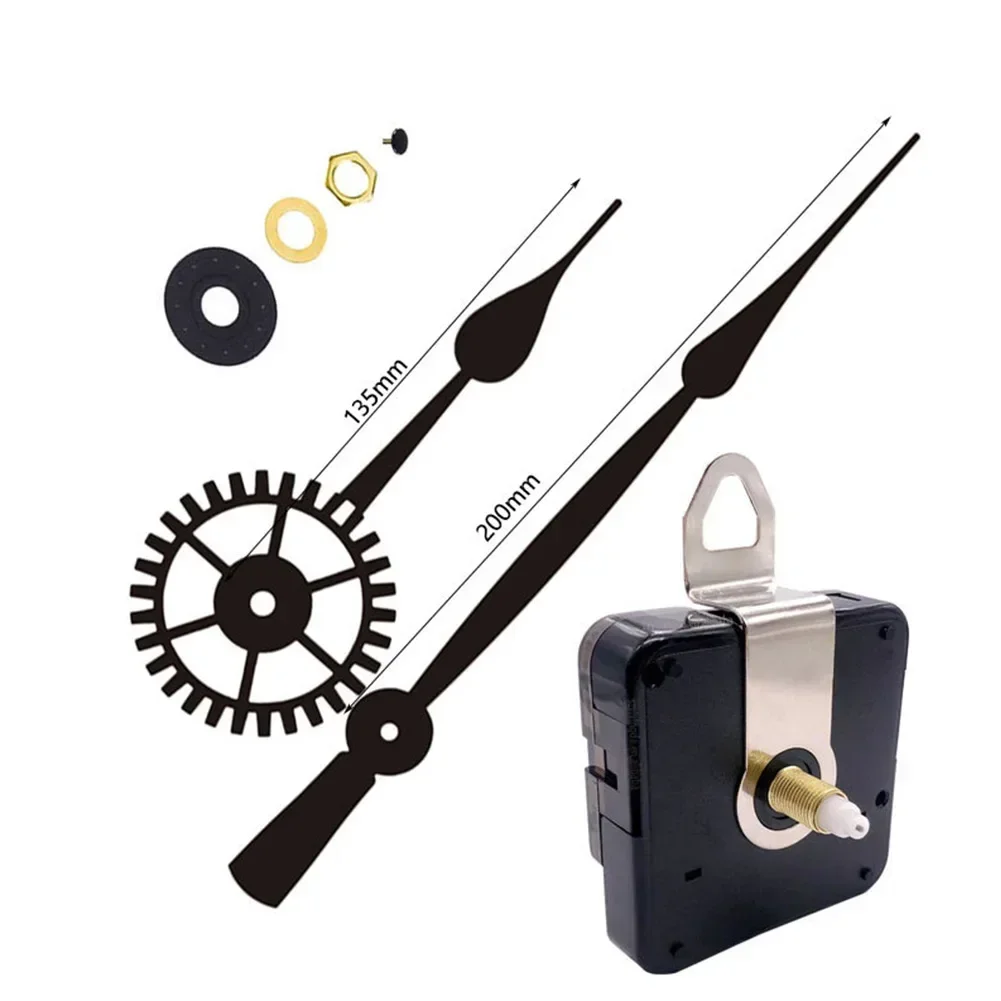 Replacement Clock Mechanism 50-60cm Clock Movement High Torque Mechanism Replacement DIY Minute Hand High-quality