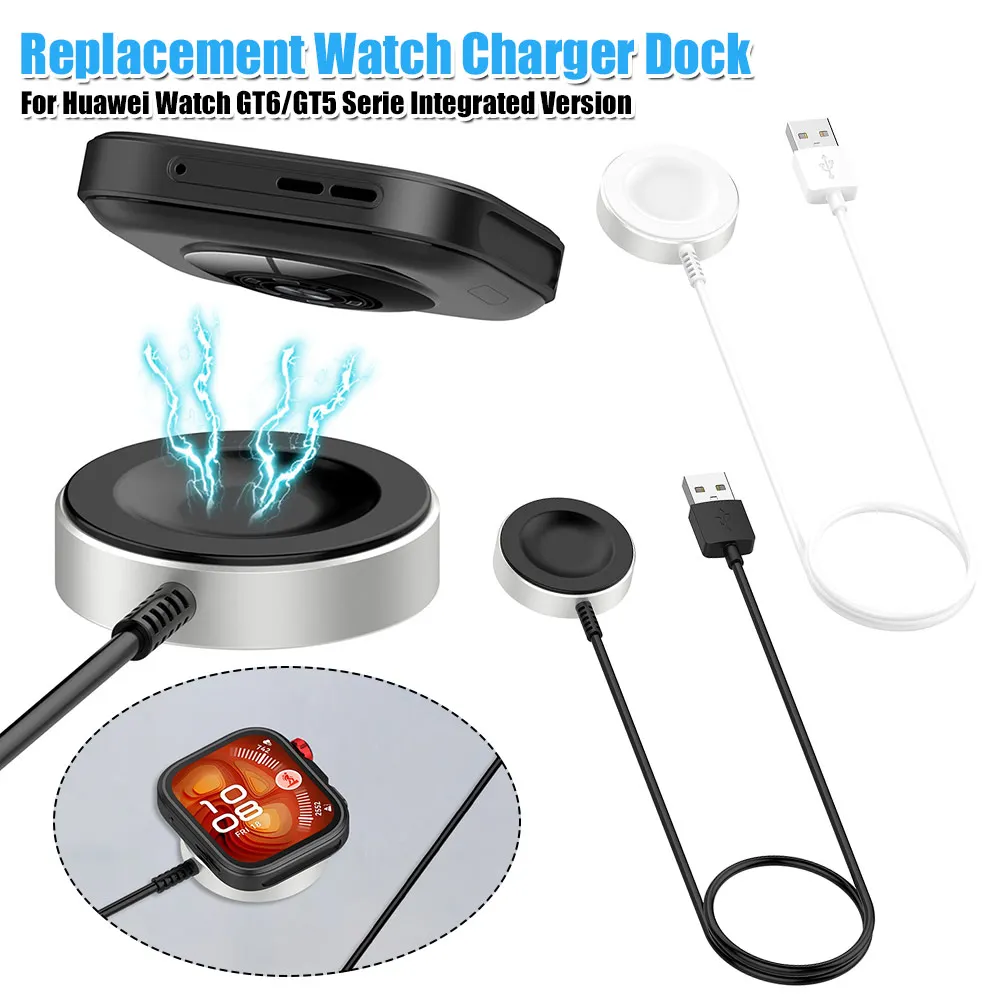 Replacement USB Charger Charging Cable for Huawei Watch GT6/GT5 Serie Replacement Watch Charger Dock Integrated Version