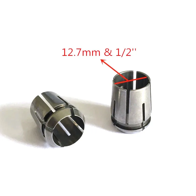 1.2'' COLLET CONE NUT 12.7mm Replacement for Makita RP2300 RP2301 RP2301 ROUTER COLLET 1/4'' 3/8'' 6.35mm Collet Good Quality