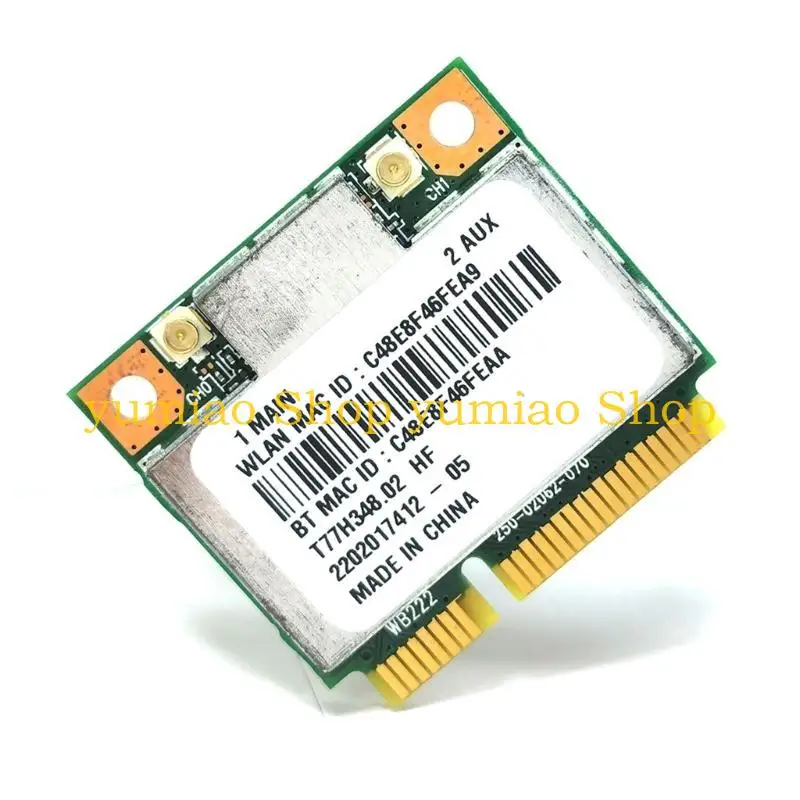 587B AR5B22 Thẻ mạng không dây nhanh, 300Mbps BT4.0 cho máy tính xách tay PCIe nhỏ
