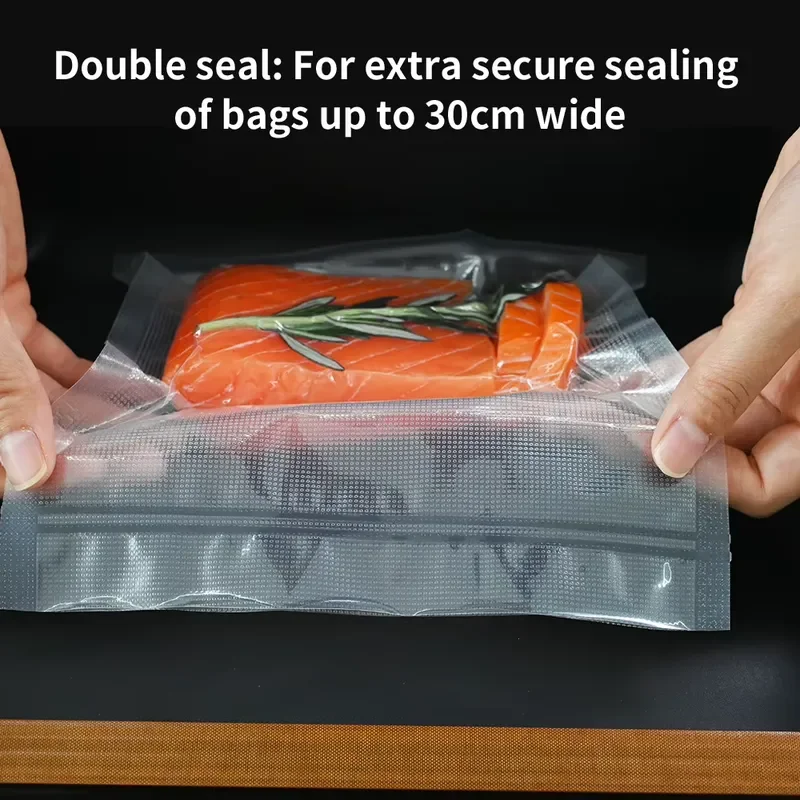 Automatic Electric Vacuum Sealer 95KPA Double Chamber for Wet Food Professional Household Packaging Machine Fresh Keeping