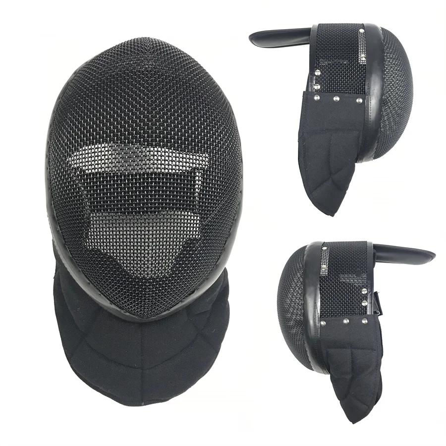 Fencing Instructor Mask 350N Combat Short Soldier Duel HEMA Helmet Upgraded Stab-Proof Fabric