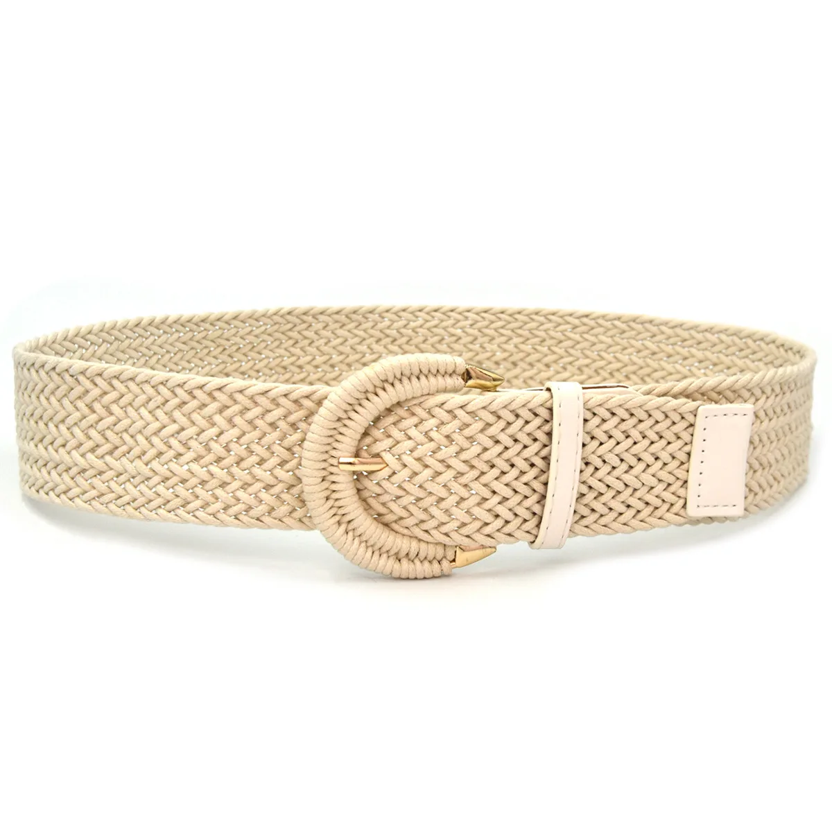 عالية الجودة المرأة واسعة حزام منسوج لفساتين الروطان مضفر حزام خصر القش الرافية بوهو حزام للجينز الملحقات الكلاسيكية #5