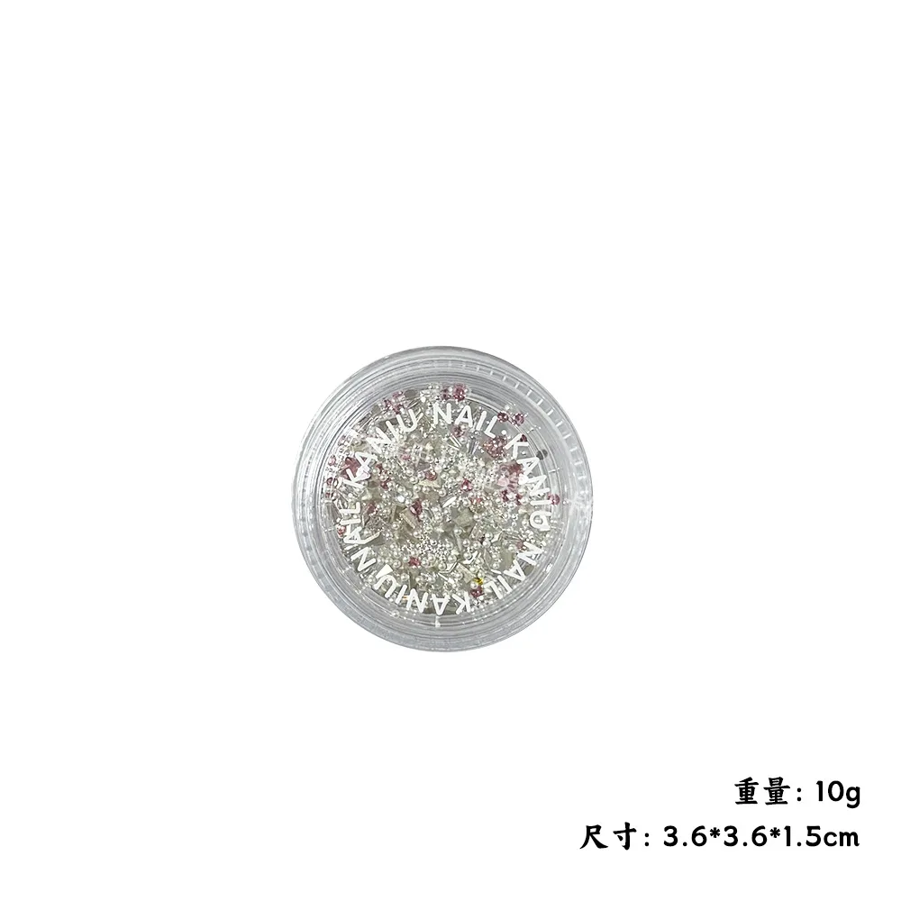 Christmas Rhinestone Press On Nails Handmade Whitening Nail Stickers