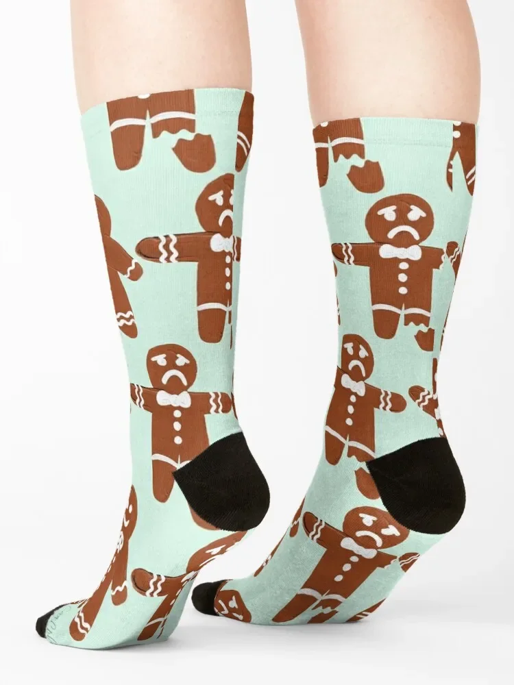 Gingerbread Men – Mint Palette Socks winter funny gifts hiking Men Socks Luxury Brand Women's