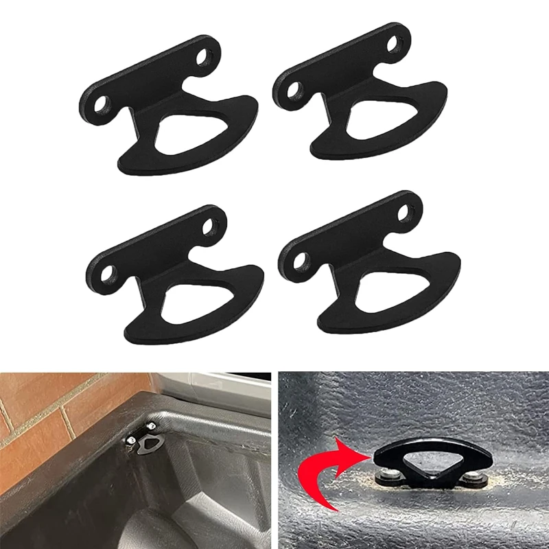 Tie Down Hooks Anchors Bracket Compatible for 2000-2017 Ford F150 Styleside 2004-2017 & Explorer Sport Trac 2001-2010 Bed Inner