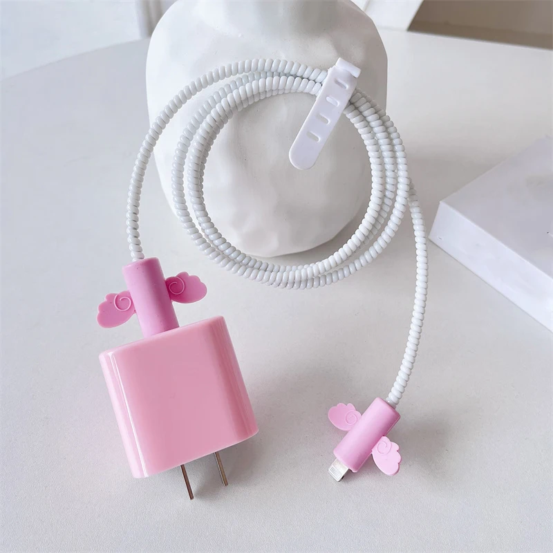 New Cute Candy Color Charger Soft Silicone Case For IPhone 11 12 13 14 15 18W-20W Solid Color Protection Cover Charger Sleeve