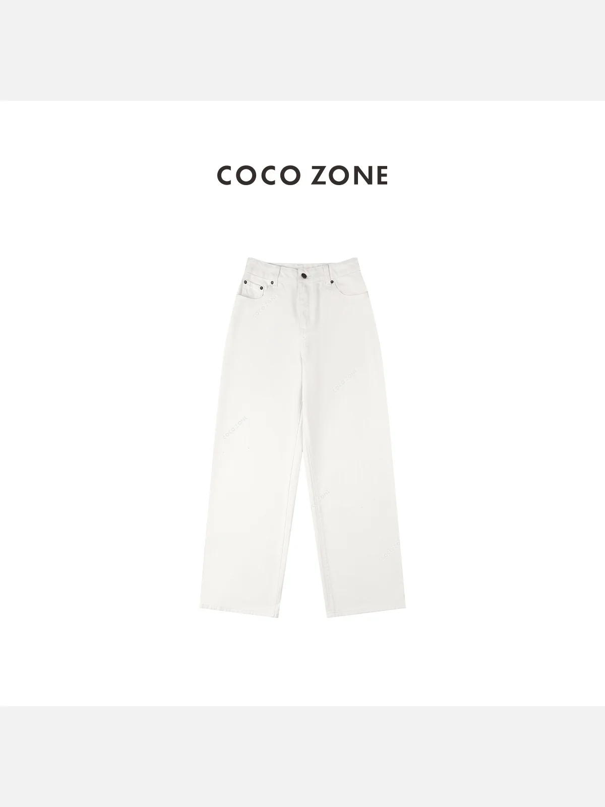 

Джинсы с высокой талией и прямыми штанинами, деним, простой стиль, женские повседневные брюки с широкими штанинами, бренд ZONE