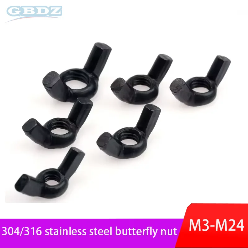

304/316/201 Butterfly shaped Hand Twisted Nut Outdoor Anti rust Flange/Pipe Special Fastener