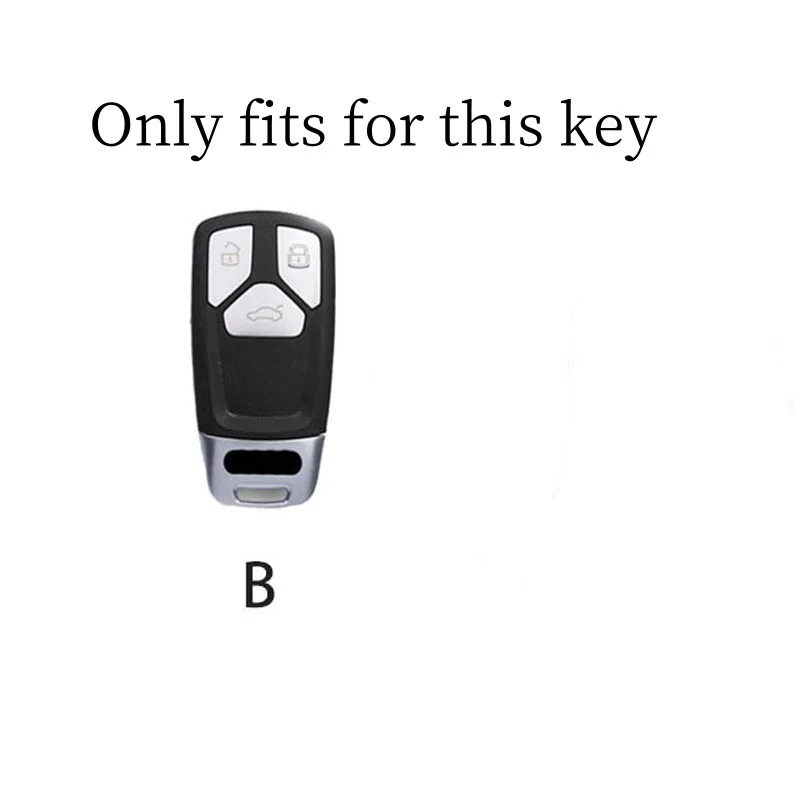 Fashion Car Smart Remote Key Case Cover Protective Shell Styling Accessories For Audi A4 B9 A5 A6 8S 8W Q5 Q7 4M S4 S5 S7 TT RS