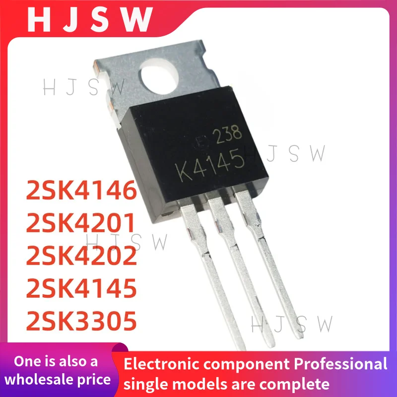 10PCS 2SK4146 K4146 2SK4201 K4201 2SK4202 K4202 2SK4145 K4145 2SK3305 K3305 TO-220 MOSFET FET Diode Triode Integrated electronic