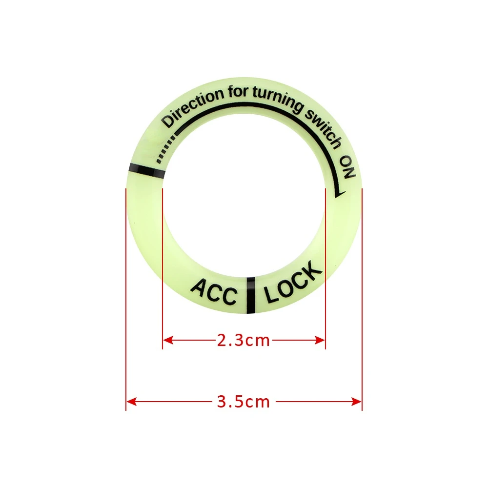 ثلاثية الأبعاد جل توهج حلقة رئيسية ملصق مضيئة مفتاح إشعال غطاء لشركة هيونداي سانتا في سوناتا سولاريس أزيرا كريتا I30 Ix25 توكسون HB20 #3