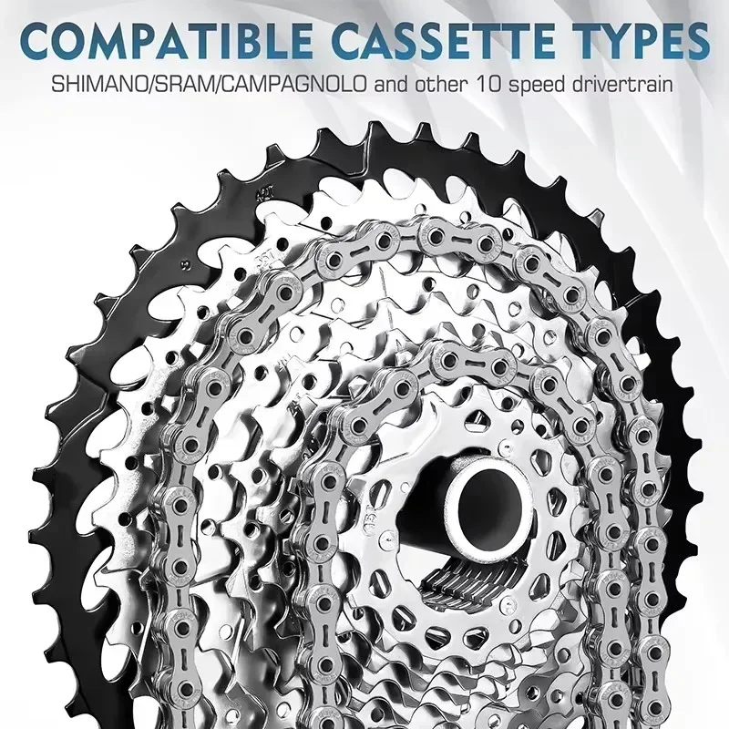 BUCKLOS 8/9/10/11/12 Speed Bicycle Chain 9v 10v 11v Road MTB Current 116/126 Links Bike Chain L/EL/SL for SHIMANO Cycling Parts #5