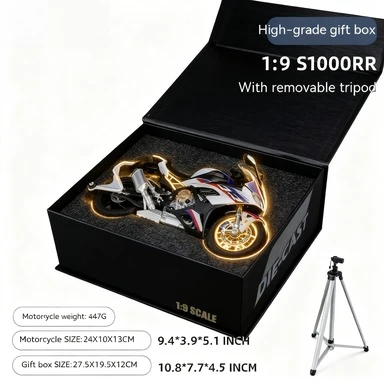 

2026 НОВАЯ уникальная модель мотоцикла 1:9 S1000RR: идеальный подарок для молодых взрослых, отлично подходит для романтирования, дружбы, мужского рождения