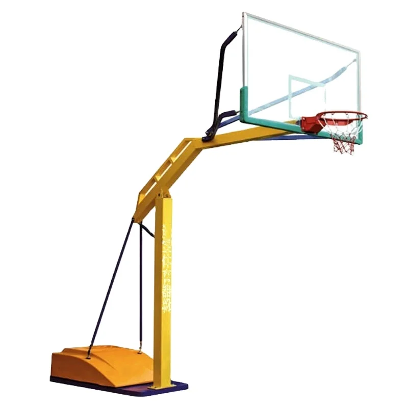 

High Quality Outdoor Basketball Stands Hot Sale with Tempered Glass Backboard for Courts Equipmentpromote sales