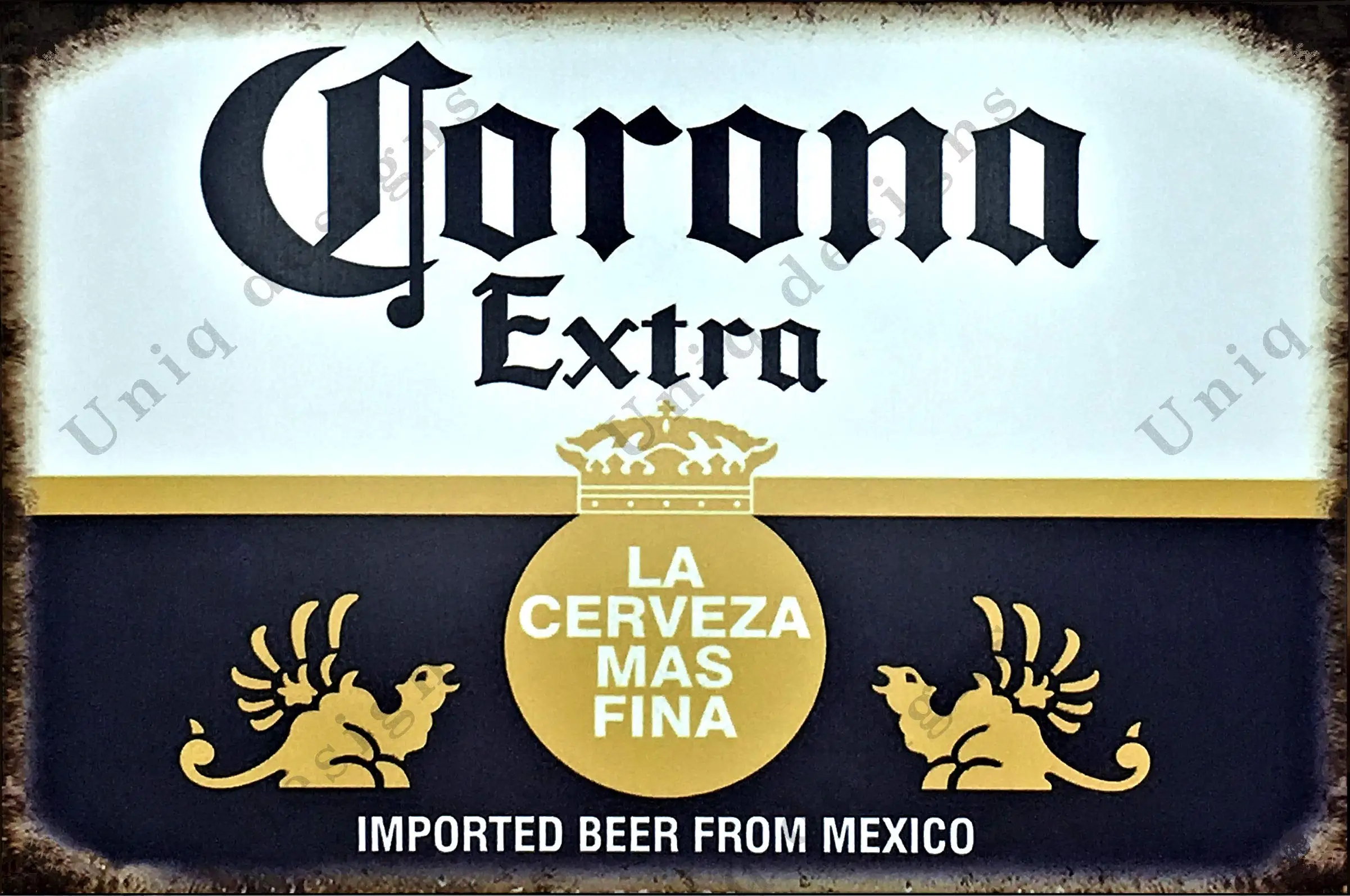 Corona Beer Corona Sign Vintage Metal Beer Tin Signs Bar Signs Vintage Beer Wall decor Alcohol Signs Beer Funny Signs for Bar Be