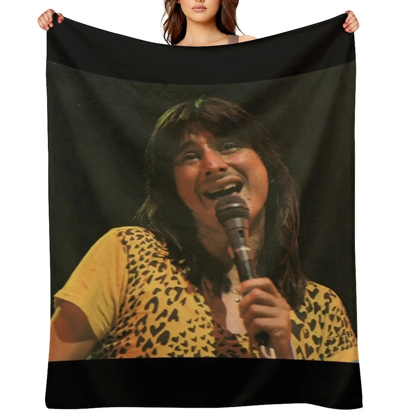 

Steve Perry Throw Blanket Hair Sleeping Bag Extra Large Throw warm for winter Blankets