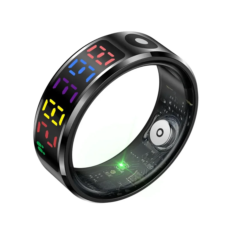 

Smart ring color screen display health ring sleep heart rate blood health monitoring bluetooth