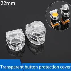 22mm Dia Push Button Switch Transparent Dust Cover Guard Protective Covering Dustproof Protection