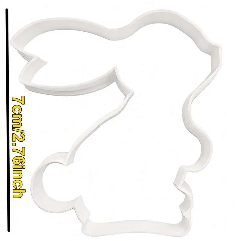 Rabbit Shape Cookie Cutter for Baking Biscuit Pastry Fondant Cake Decoration Easter