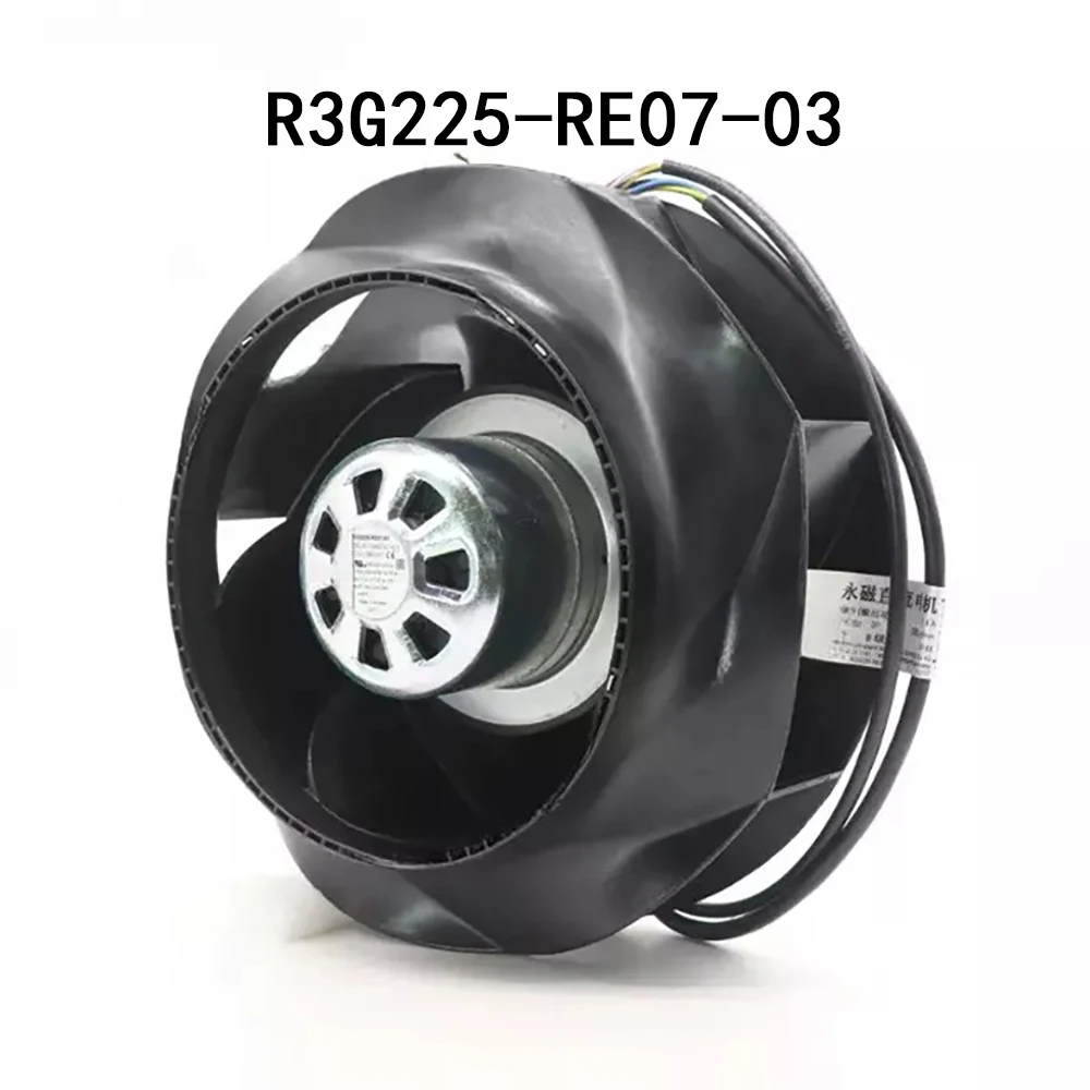 High-Airflow radiator Purifier R3G225-RE07-03 230V 170W ∅225mm 1.40A Server Fan Fully Teste