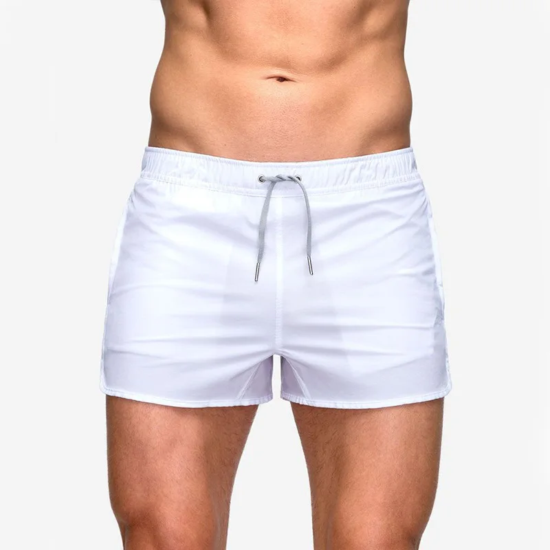 Mens Marathon Athletics Running Shorts Elastic Mesh Breathable Fitness Sportswear Short Pants Quick Drying Gym Workout Shorts