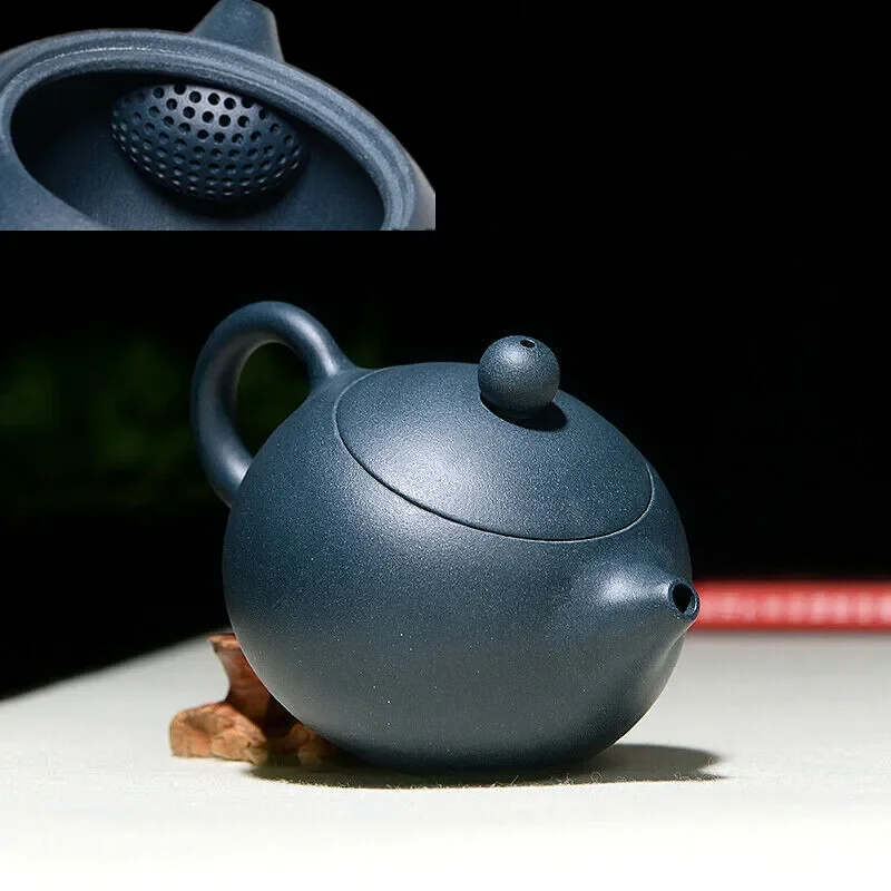 6oz Handmade Tea Pot Ball Shaped Infuser Holes Water Lock Yixing Zisha Xishi Pot