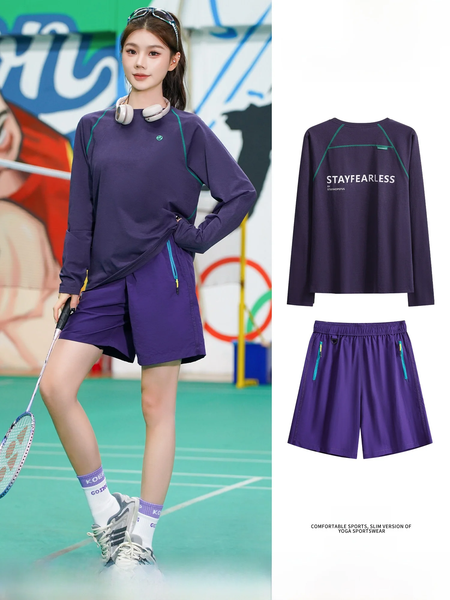 women's-badminton-sportswear-long-sve-round-ne-loose-fit-outdoor-qui-dry-training-suit-tennis-outfit-spring-new-sle