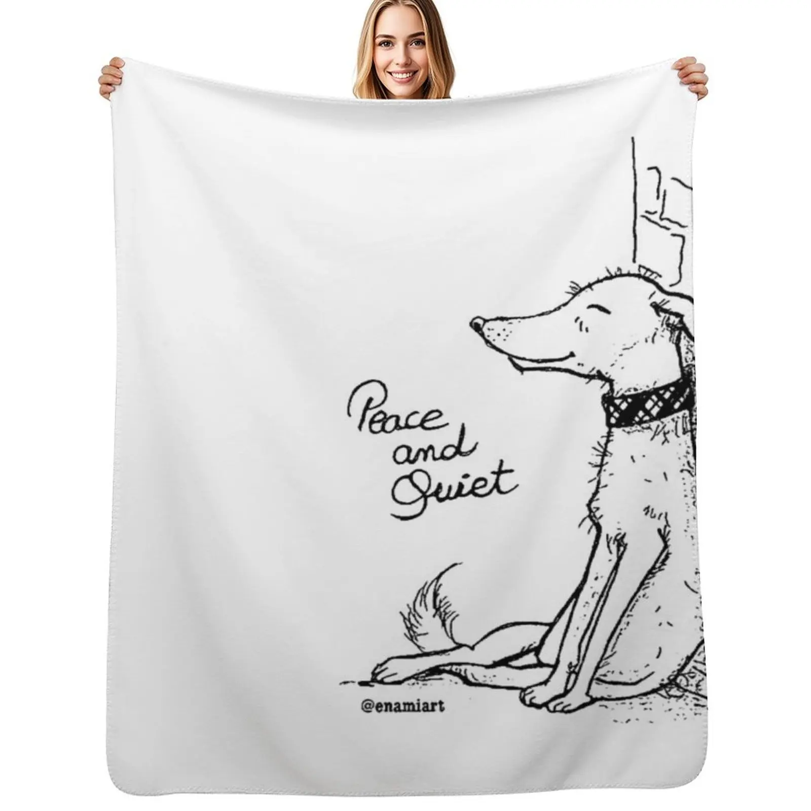 

Peace and Quiet Throw Blanket Thin Moving Hairy Summer Beddings Blankets