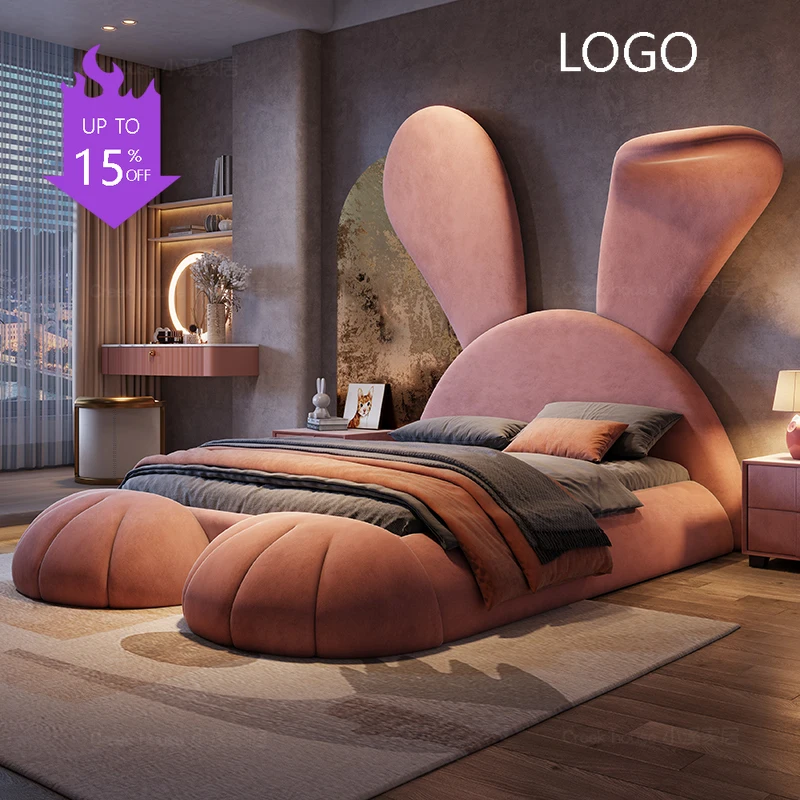 

Кровать D80 размера «Queen-size» — уникальная многофункциональная роскошная кровать для девочек, современный дизайн для сна и макияжа, мебель для спальни, домашняя мебель.