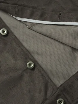 Men's Vintage Washed Trucker Jacket Lapel Collar Button Down Chest Flap Pockets Casual Retro Lightweight Outerwear Work Coat 6