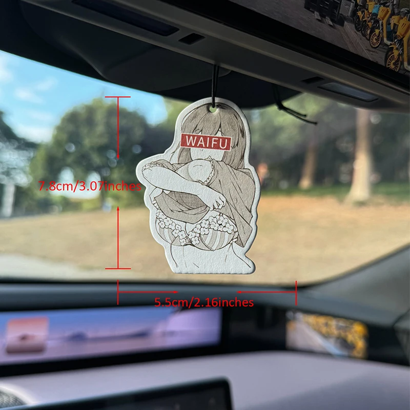 Natural Plant Extract Hanging Car Air Freshener Paper, Multi-Use Long Lasting Scent Fragrance Slice, Decorative Scented Bookmark