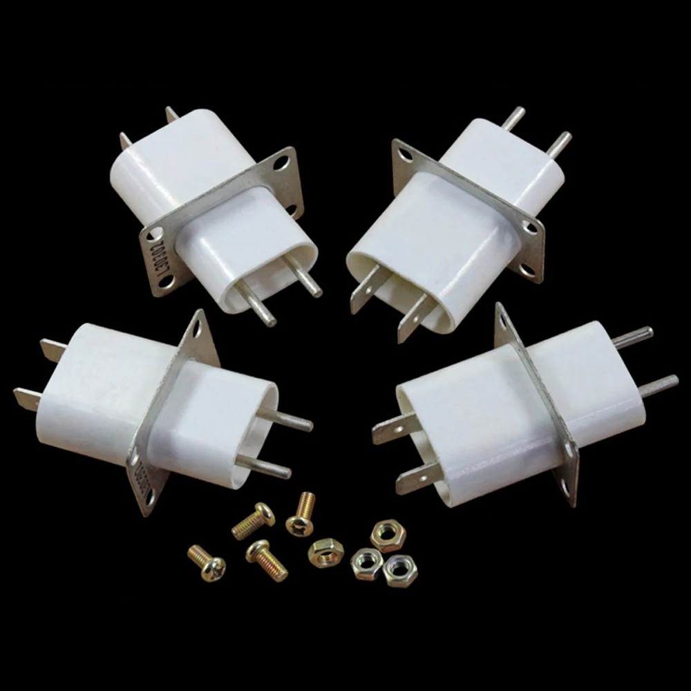 

Magnetron Socket Pin Microwave Oven Filament Socket Electronic Magnetron Pin has Penetrating Capacitor 10PCS