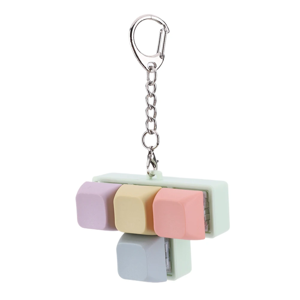 لعبة لوحة المفاتيح الفرس 4 مفاتيح الحسية تململ كيرينغ لوحة المفاتيح الميكانيكية محور تستر الضغط الإصبع المفاتيح للأطفال البالغين #5