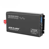Pure Sine Wave 12V 24VDc To 120V 220V Ac Battery Charger 800W 1600W 2200W 3000W Solar Power Car Inverter