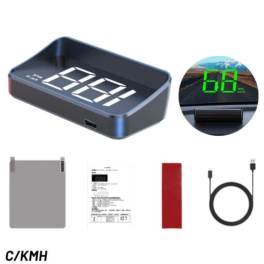 إلكترونيات السيارات الرقمية HUD - عداد السرعة GPS، وفيلم عاكس، وشاشة KMH لتحسين السلامة والراحة J6D1