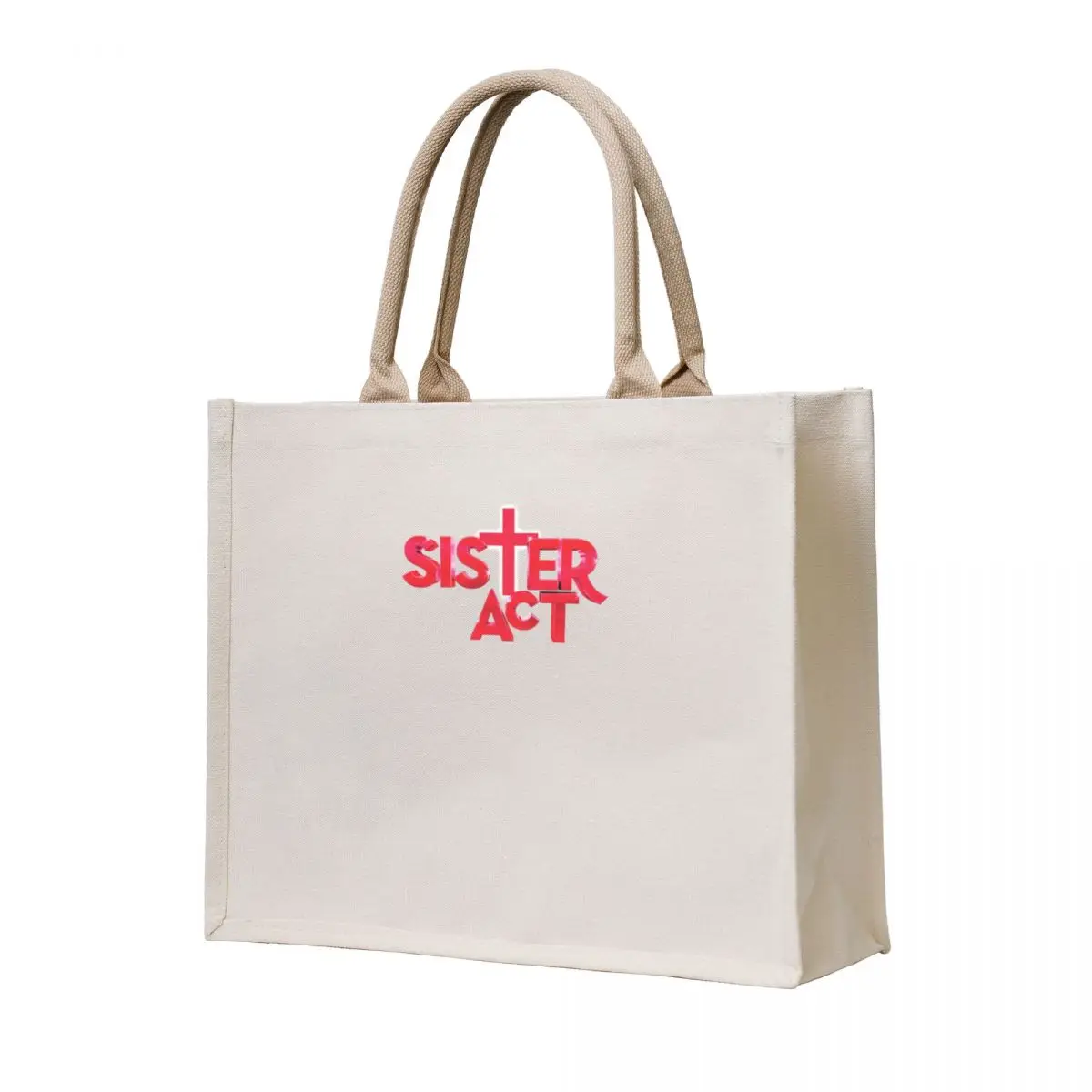 

sister act logo Tote Bag custom bags reusable shopping bag Big bag