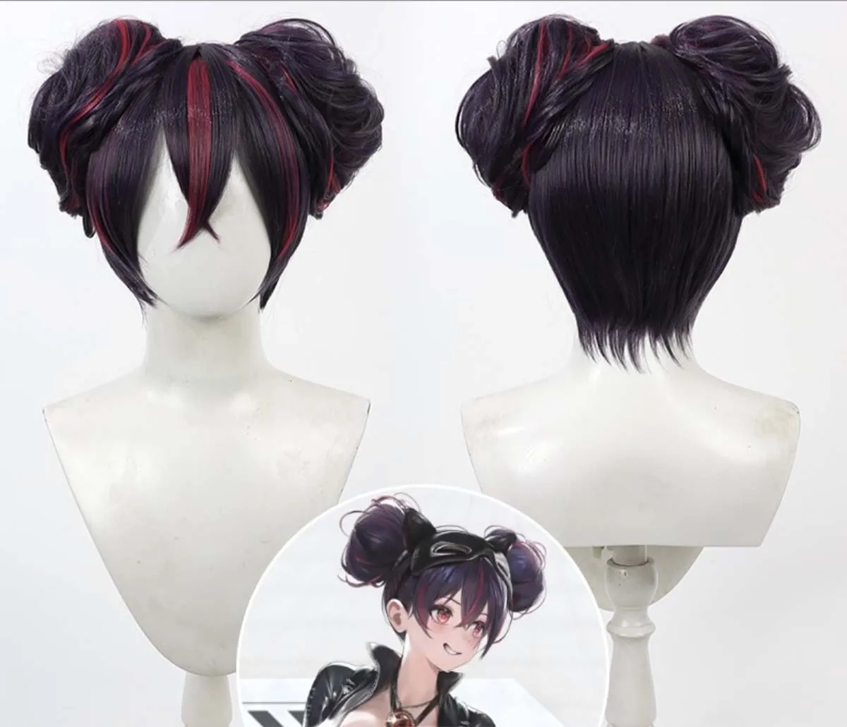 女性ハロウィンコスプレクエンシー合成毛ウィッグ