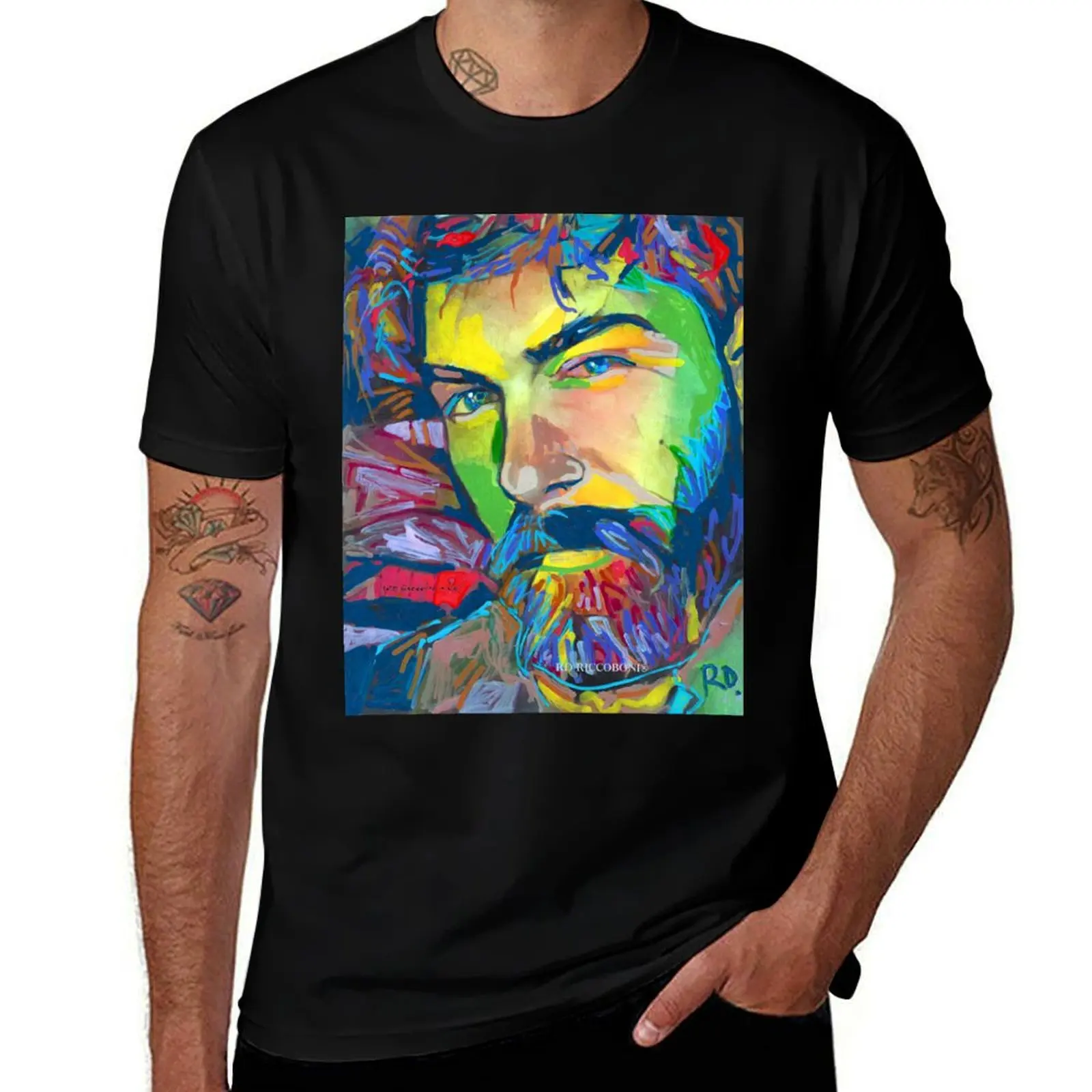 Beasty by RD Riccoboni T-Shirt blanks hippie clothes Blouse quick-drying Men's t shirts