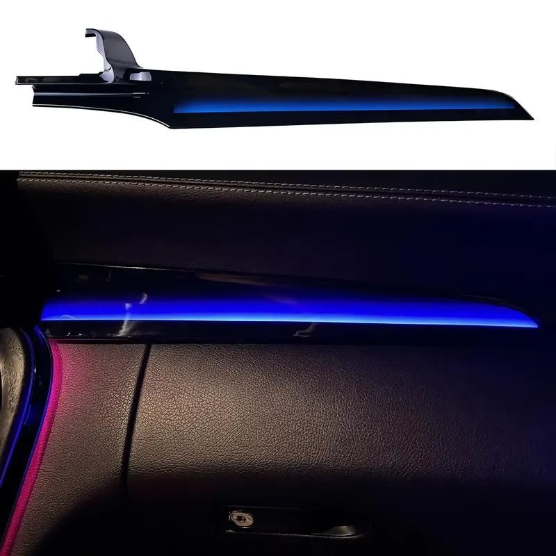high quality New Arrivals Piano Black Copilot Interior Panel Ambient Light for Mercedes Benz C-class W205 GLC X253 Dynamic