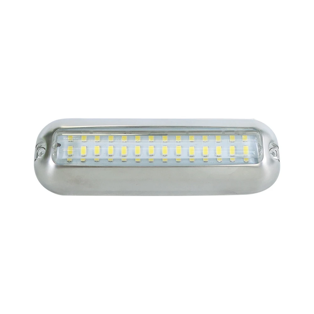 Luz subaquática do navio, luz subaquática, impermeável, 10-30V, aço inoxidável 27LED, 42LED